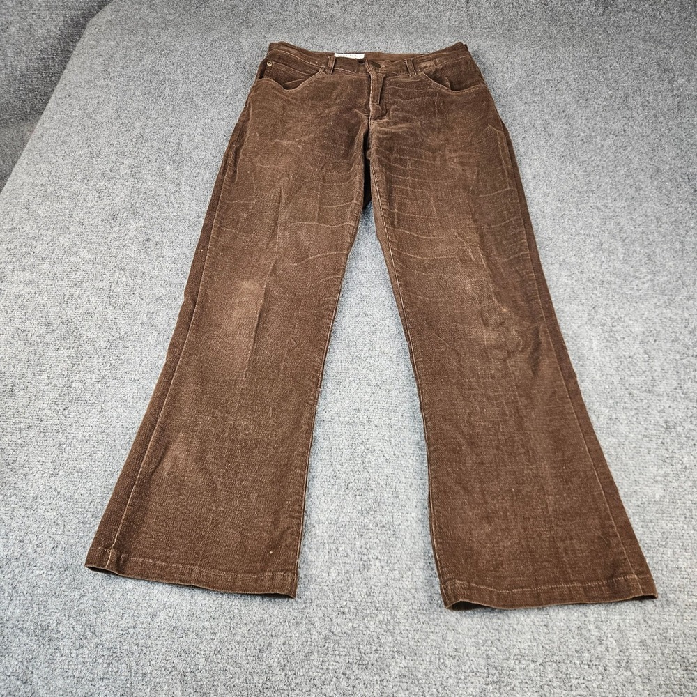 Women's Brown Corduroy Wide-Leg Pants